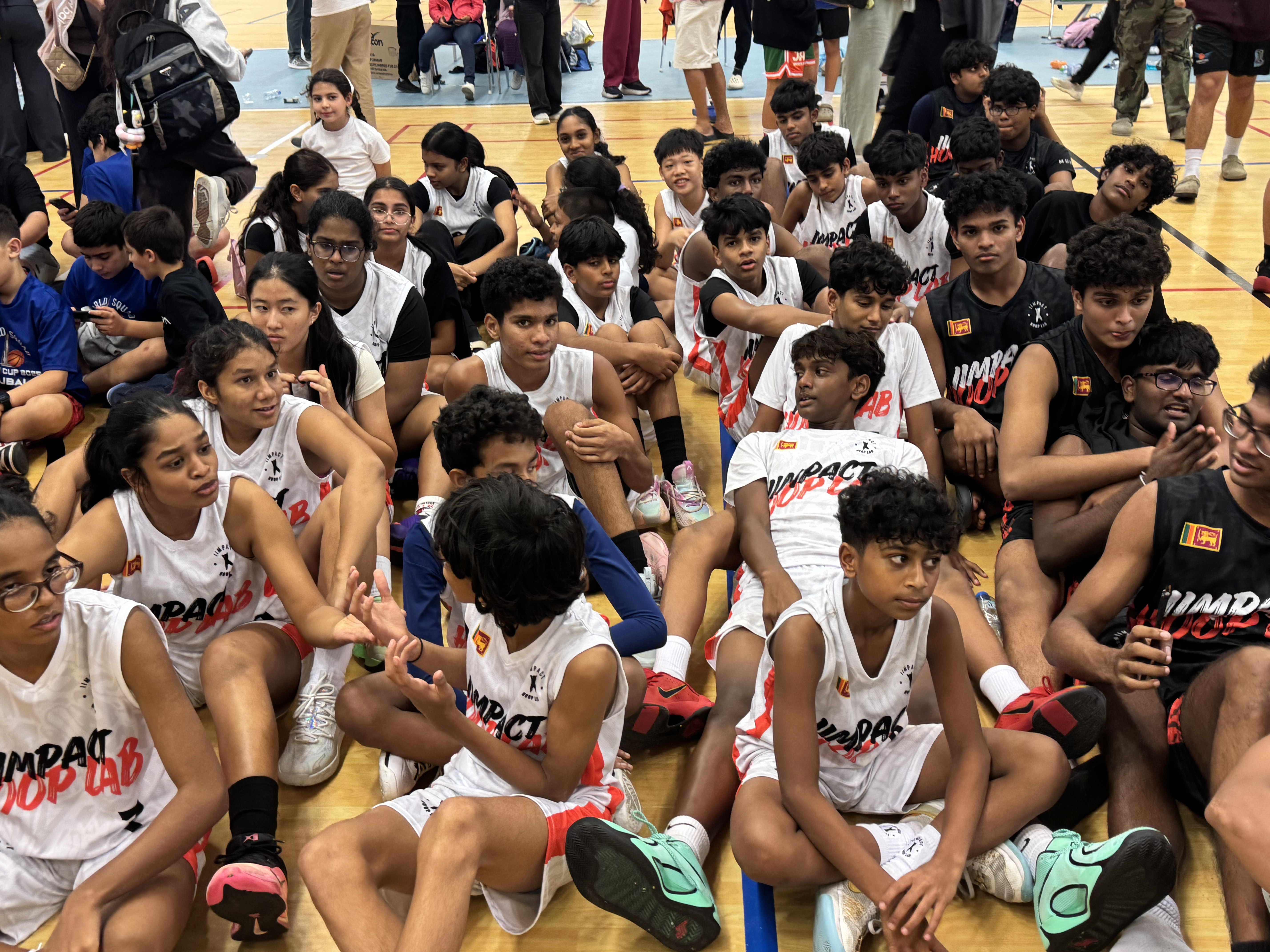 World Squad Youth Cup teams on court